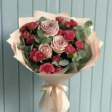 Букет цветов из:  Гвоздики и Розы в Мирном Республики Саха (Якутия)